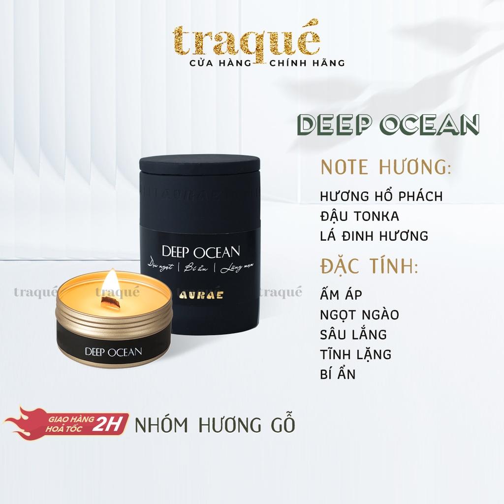 Nến thơm tinh dầu Aurae - dòng Signature - SX tại VN - DEEP OCEAN