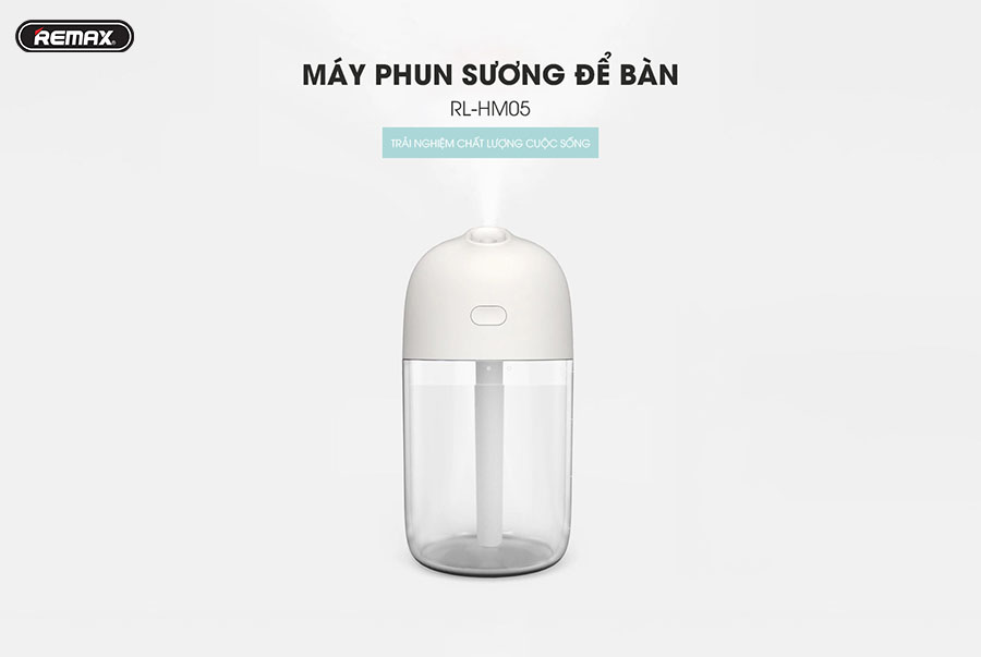 Máy Phun Sương Tinh Dầu Tạo Độ Ẩm REMAX RL-HM05 - Hàng Chính Hãng