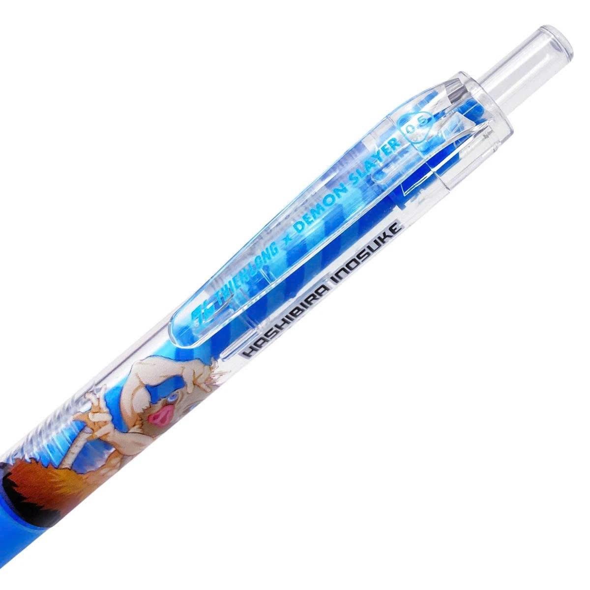 Bút Gel Quick Dry 0.5 mm - Thanh Gươm Diệt Quỷ - Thiên Long GEL-057/DS - Mực Xanh - Agatsuma Zenitsu - Hashibira Inosuke