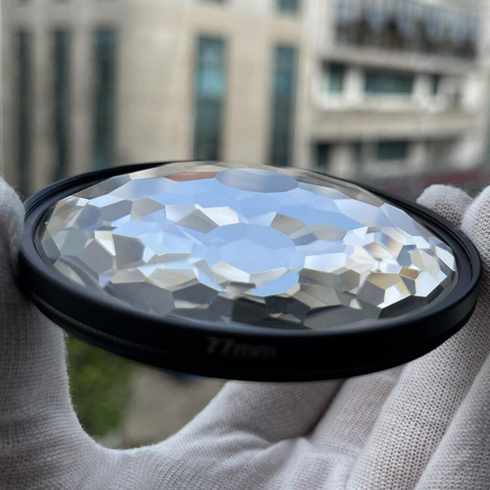 77mm Kaleidoscope  SLR Photography Handmade Effect Filter Tool People Multi