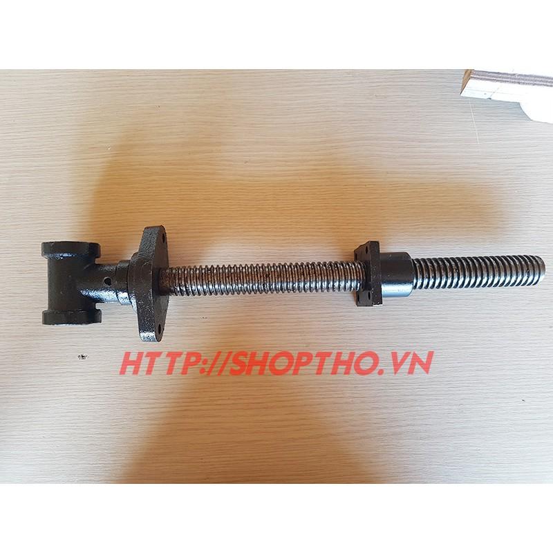 Front vise đơn lắp bàn làm mộc - tổng dài 52cm - hành trình 32cm