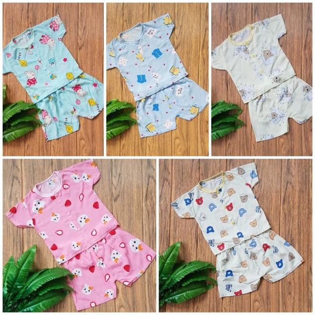 BỘ LANH CÚC GIỮA CỔ TRÒN CHO BÉ