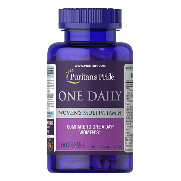 Thực Phẩm Chức Năng - Vitamin Tổng Hợp Cho Phụ Nữ Puritans Pride One Daily Womens Multivitamin (100 Viên)