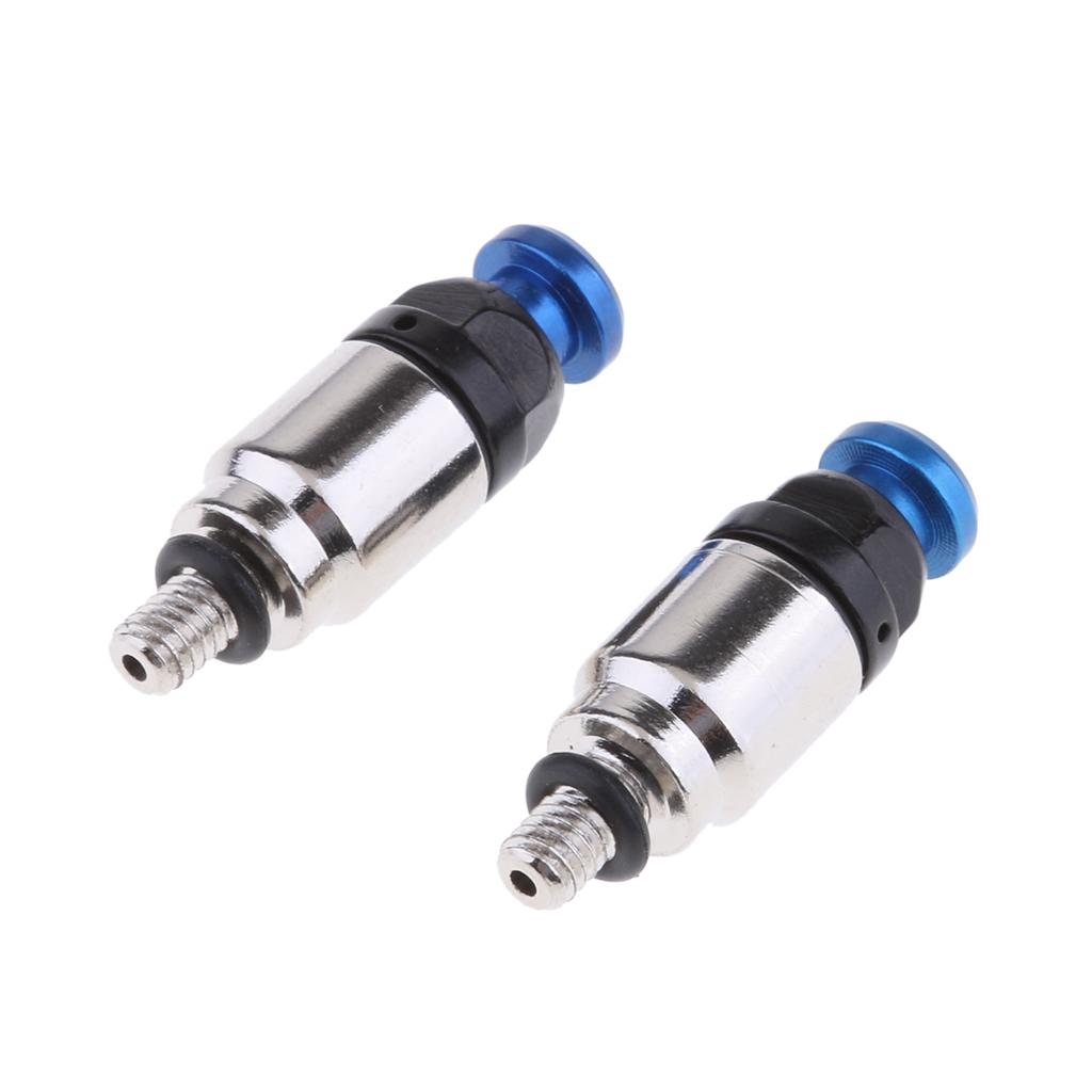 Blue M4 x 0.7mm Dirt Bike Fork Air Bleeder Pressure Relief Valve for