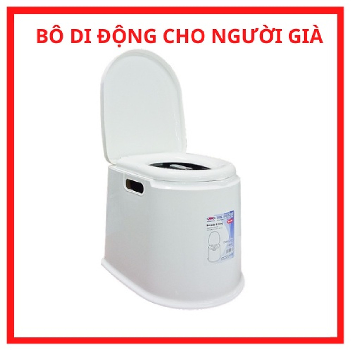 Bô vệ sinh di động cho người già vô cùnh chắc chắn