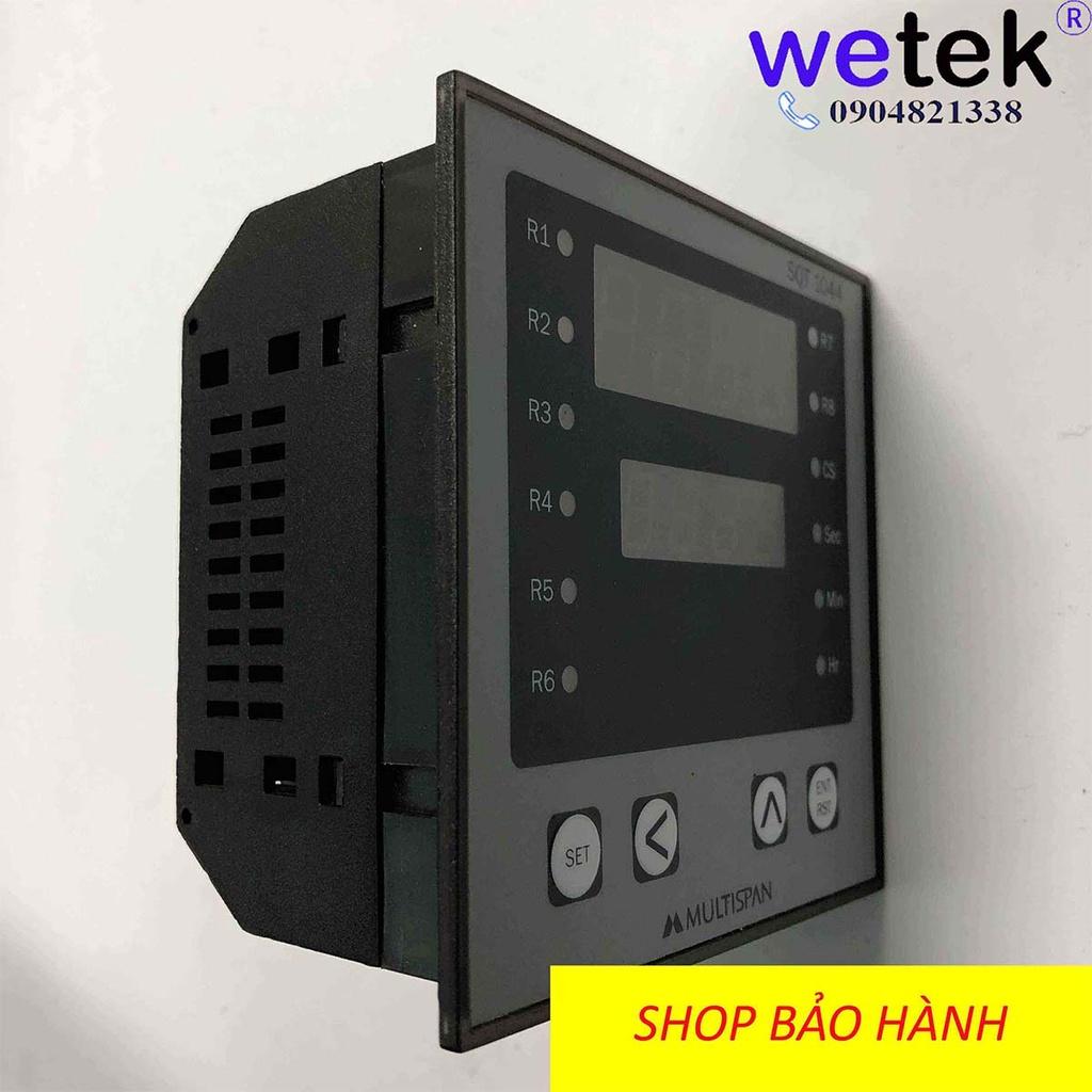 Mutispan SQT-1044 timer đa kênh lập trình tuần tự, kiểu số, dải siêu rộng, lắp mặt tủ