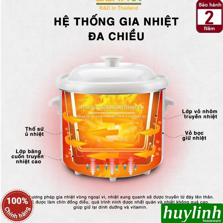 Nồi tiềm nấu cháo chậm Bennix BN-20SLC - 2 lít [40SLC - 4 lít] - Hàng chính hãng