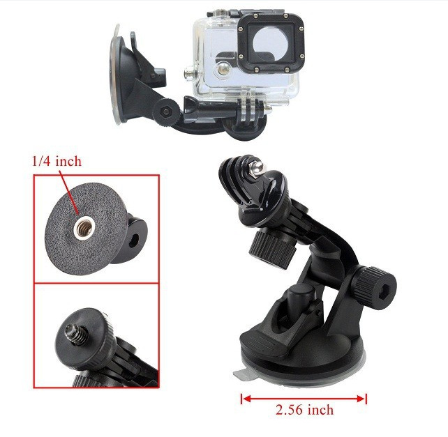 Giá Đỡ Camera Hành Trình Gopro Hero Gắn Xe Ô Tô