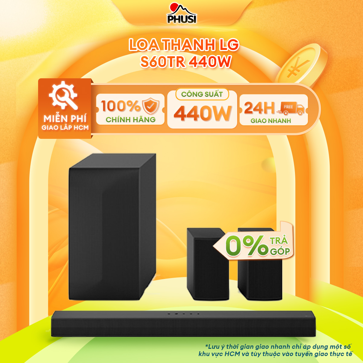 Loa thanh LG S60TR 440W - Hàng Chính Hãng