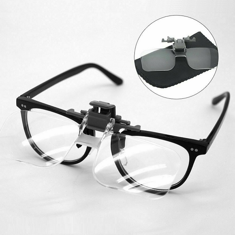 Kính Lúp Dạng Kẹp Vào Gọng Kính Độ Phóng Đại 2X