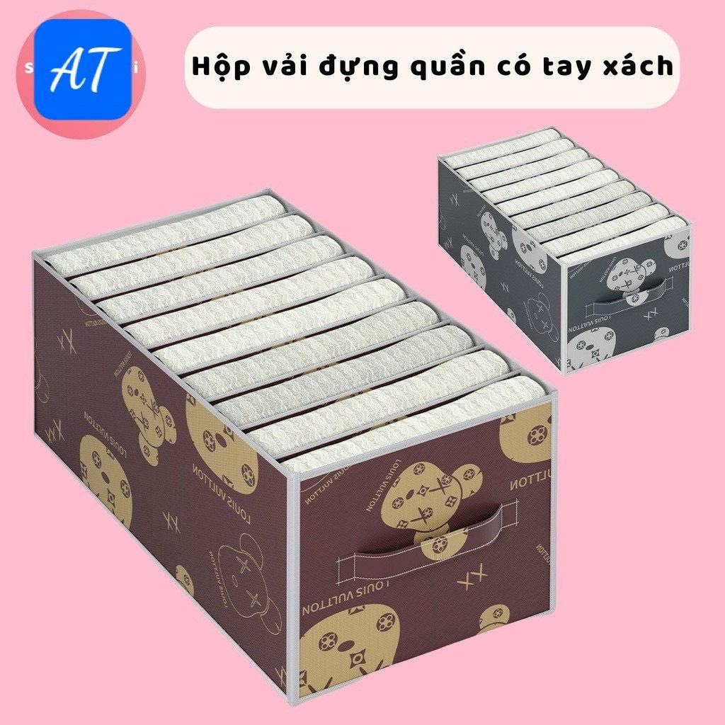 Túi Đựng Chăn Màn Cỡ Lớn BÀO NGƯ Túi Vải Đựng Đồ Có Nắp Dây Kéo 2 Chiều In Họa Tiết Đẹp Sắc Nét Tiện Dụng