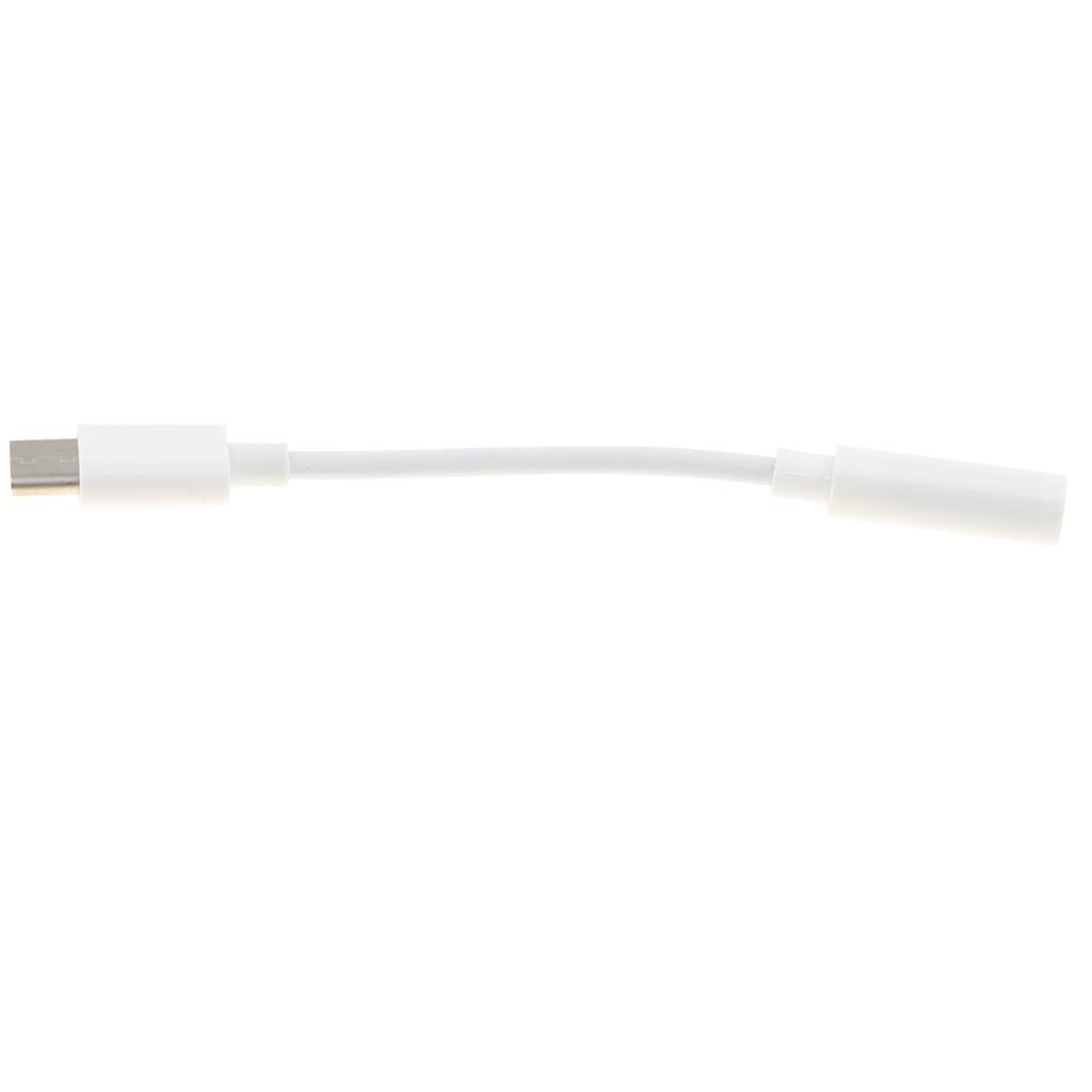2X Type c To 3.5mm Audio Cable Adapter Aux Headphone Jack For White