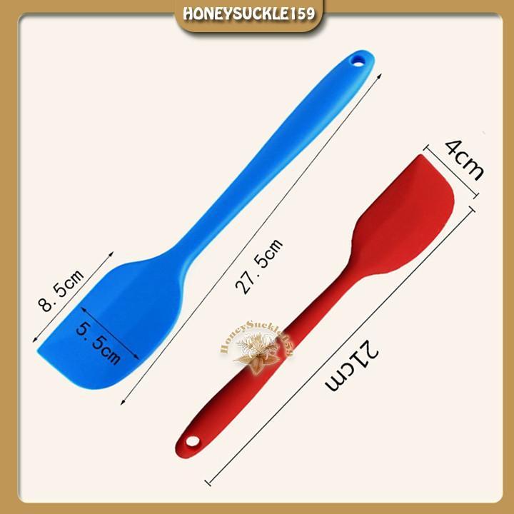 Spatula/Phới Silicon/Phới Dẹt Trộn Bột Vét Bột Đa Năng Kích Thước 21cm-28cm