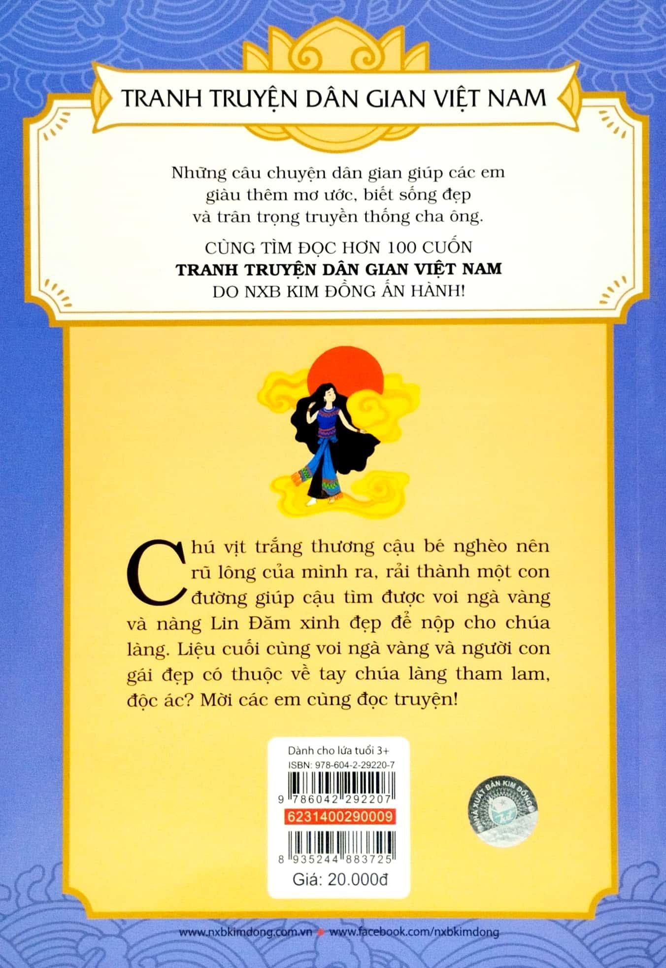 Tranh Truyện Dân Gian Việt Nam: Voi Ngà Vàng (Tái Bản 2023)