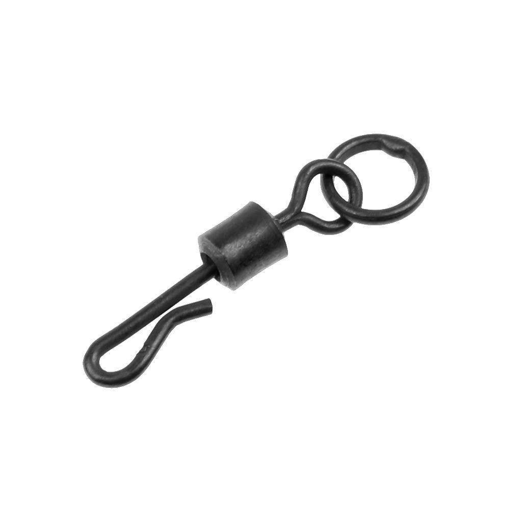 10 Pieces Stainless Steel Quick Change Flexi Ring Swivels Size 11 Chod Carp Fishing Ronnie Rigs