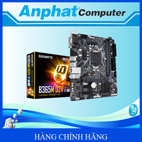 Bo mạch chủ Main Gigabyte B365M-D2V DDR4 Socket LGA 1151 - Hàng Chính Hãng