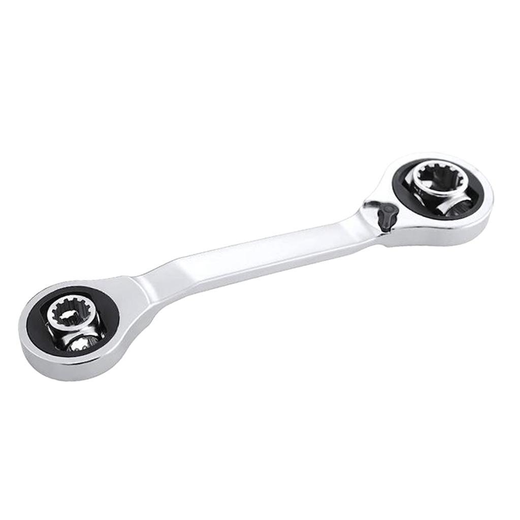 6-14mm Double End Ratchet Wrench Metric Ratcheting Combination Spanner Tool