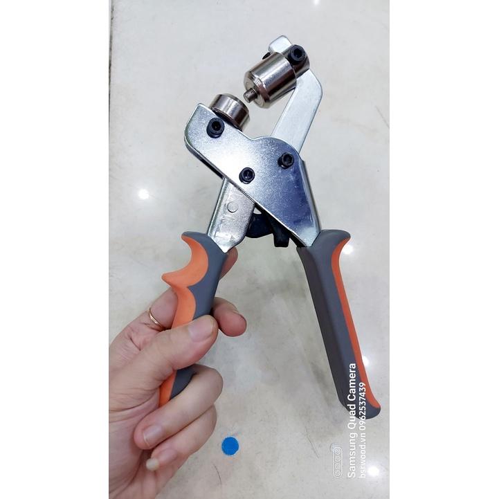 Kìm bấm khoen mắt cáo Size 6mm Chuyên bấm bạt hiflex, túi giấy