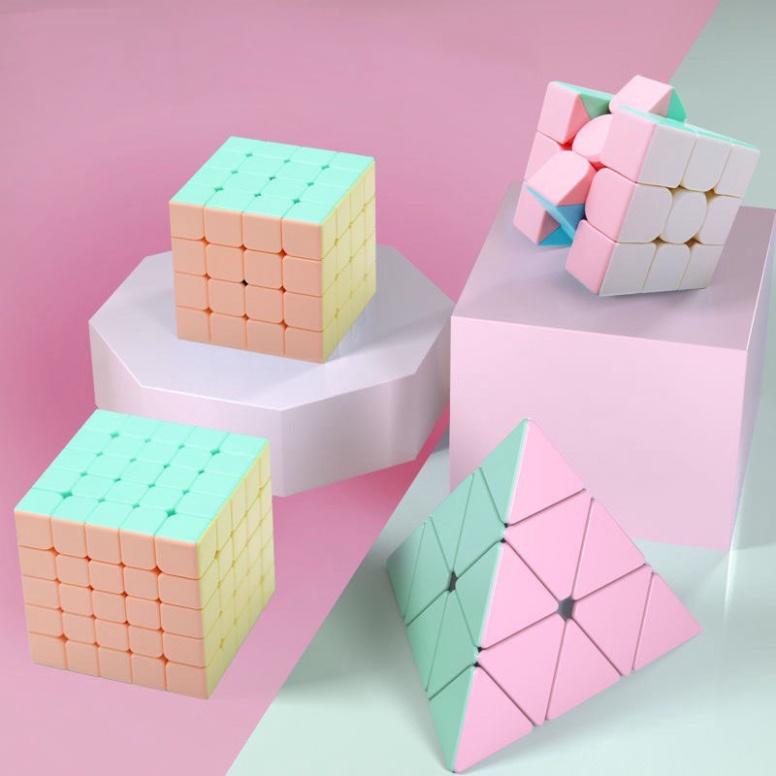 Bộ Sưu Tập Rubik Moyu Meilong Marcaron 2x2 3x3 4x4 5x5 Pyraminx cực đẹp