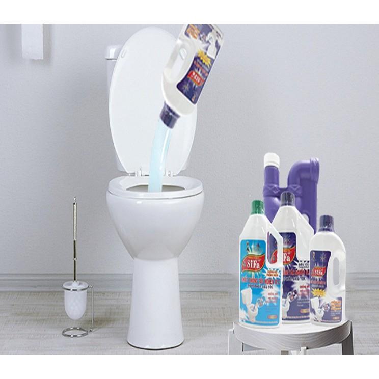 Thông tắc bồn cầu toilet siêu tốc 5 phút SIFA 999 700ml, 800ml, 1400ml, 1600ml chống hôi khử khuẩn