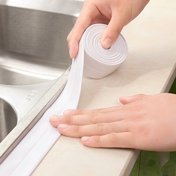 Băng keo dán chống thấm bồn rửa chén, nhà bếp, nhà vệ sinh
