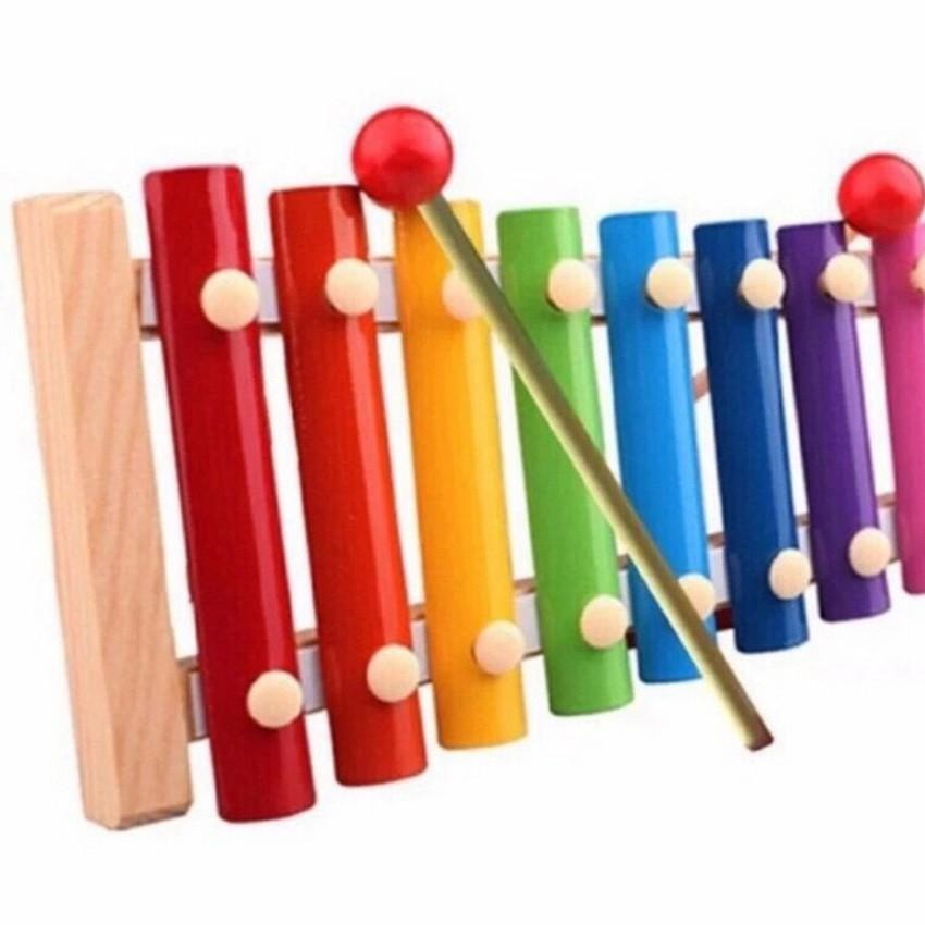 Đồ chơi Đàn Piano Xylophone gỗ 8 thanh quãng - Đồ chơi âm nhạc cho bé giúp trẻ phát triển năng khiếu âm nhạc