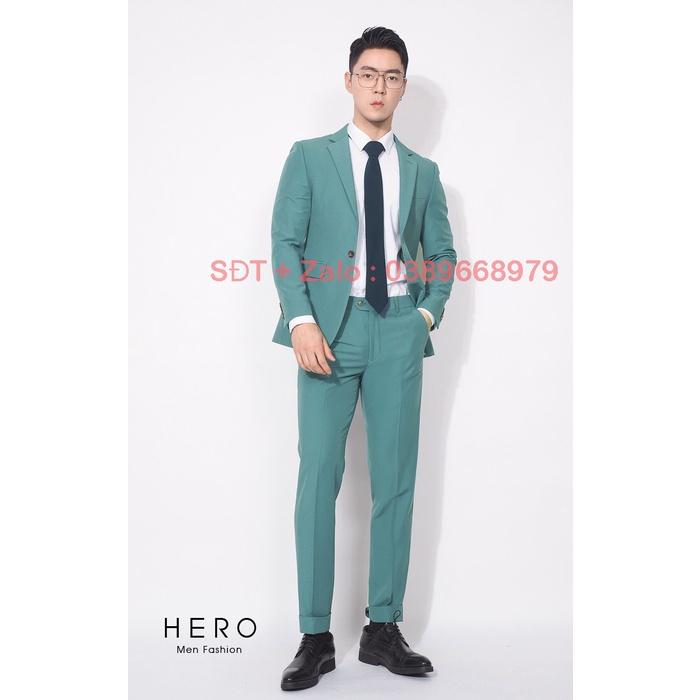 Vest Nam, Bộ Vest Nam Màu Xanh Cốm, Suit Nam, Bộ Suit Nam Hàn Quốc