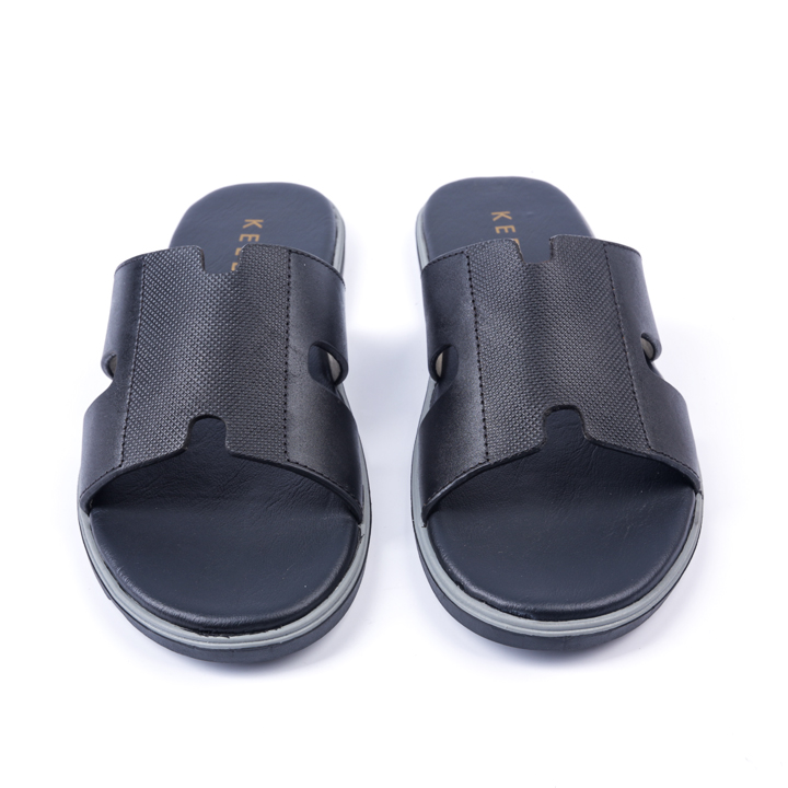 Dép da nam chữ H cao cấp KEEDO PK016