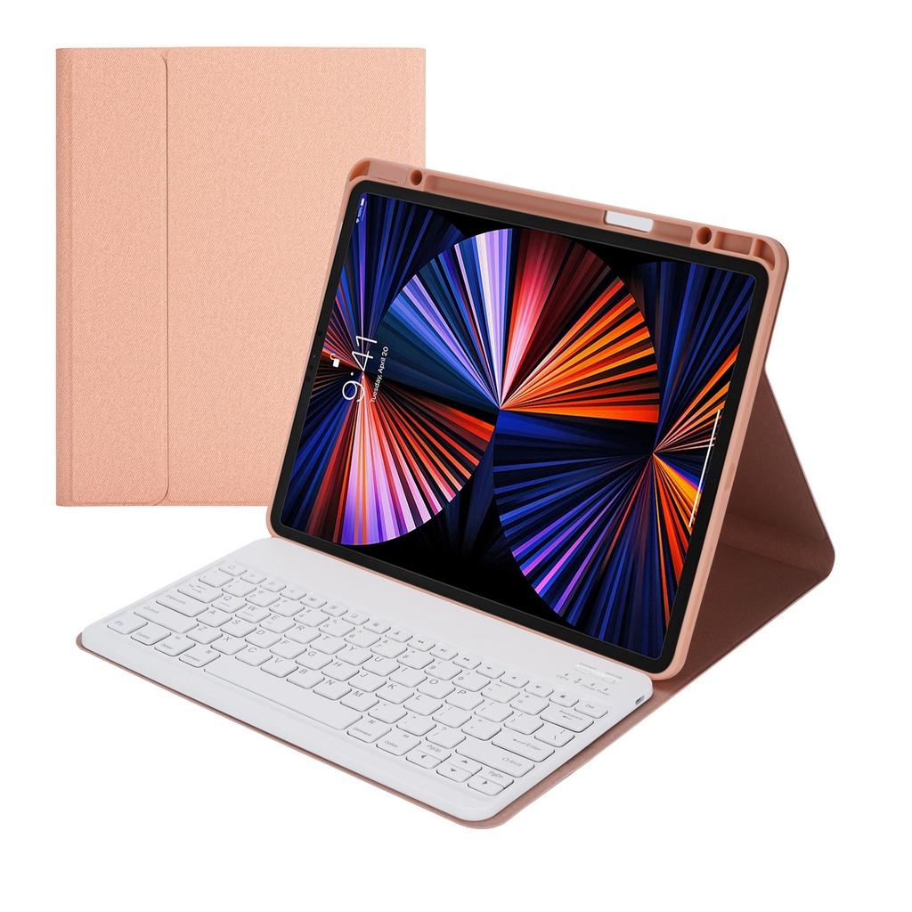 Bao Da Máy Tính Bảng PU Tích Hợp Bàn Phím Bluetooth Không Dây Cho iPad Pro 12.9 "3rd 4th 5th Gen 2018 2020 2021