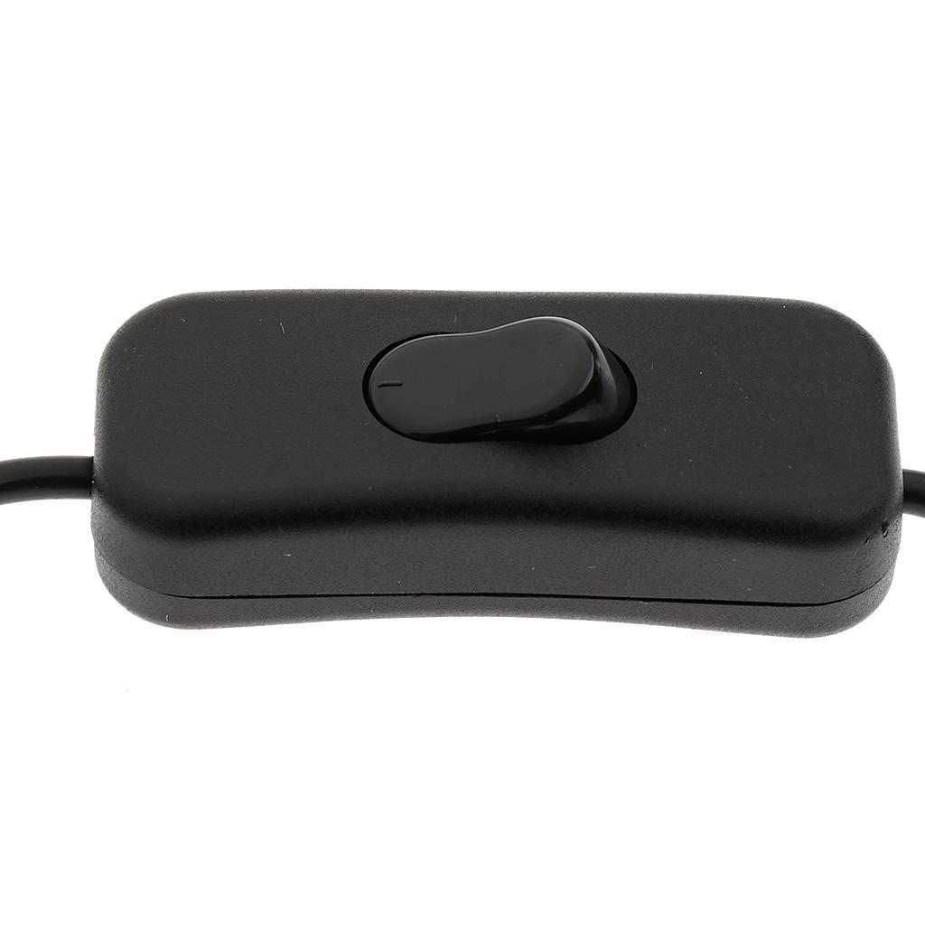 2x USB Cable with on/OFF Switch Toggle Power Control Extension Cord for LED