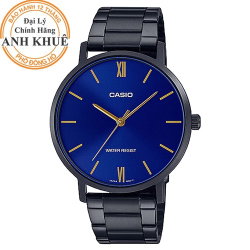 Đồng hồ nam dây kim loại Casio Anh Khuê MTP-VT01B-2BUDF