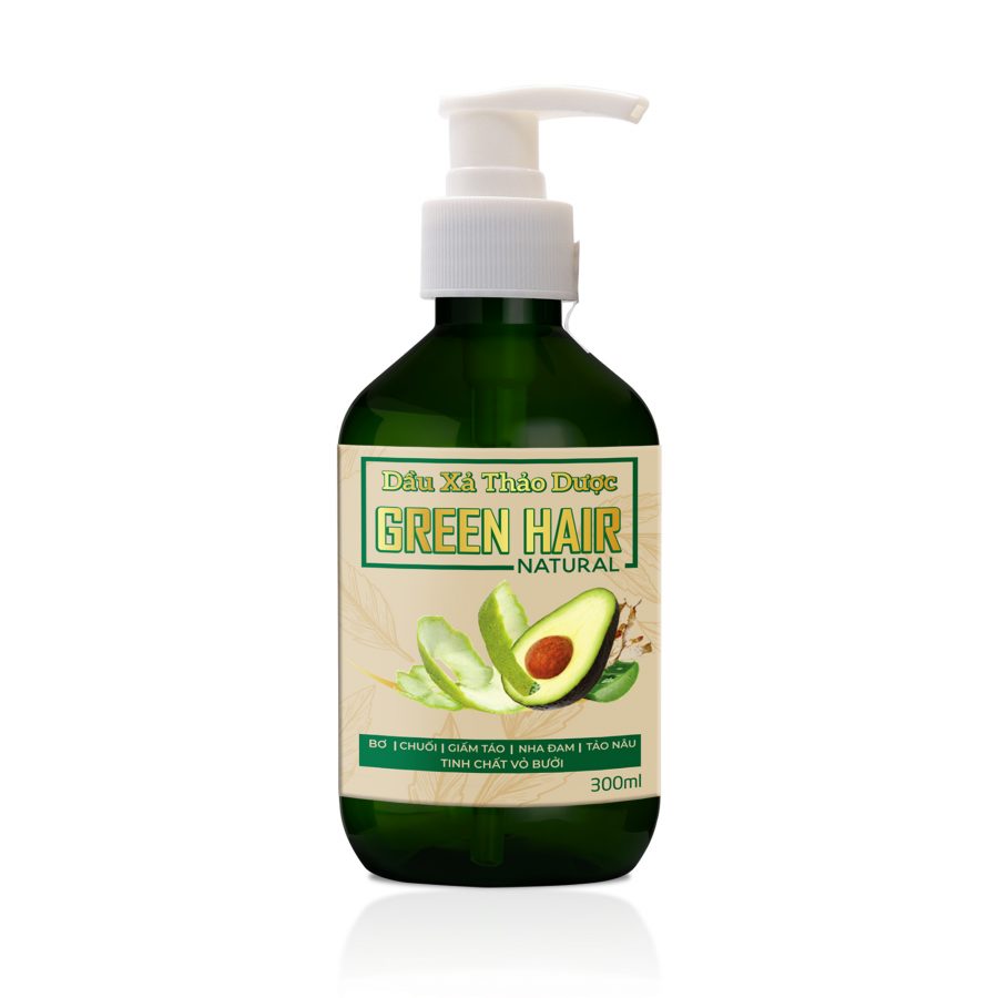 Dầu xả thảo dược dưỡng tóc suôn mượt Green Hair 300ml