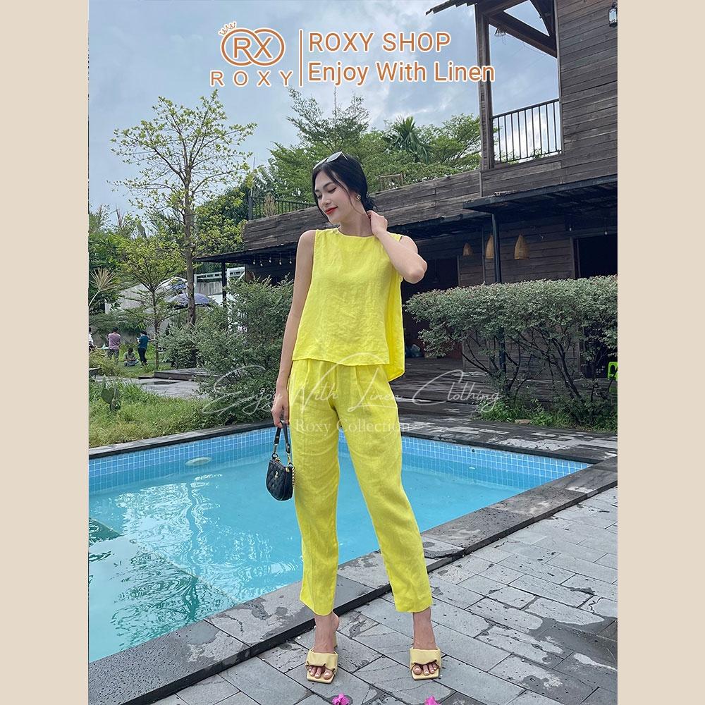 Quần Linen Baggy Cao Cấp Form Vừa