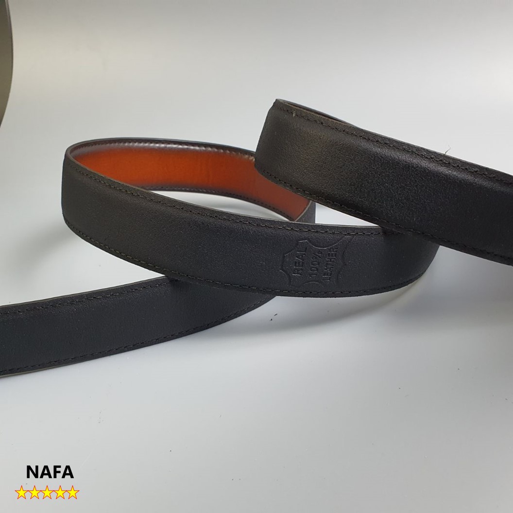 Thắt lưng nam, Dây nịt nam da bò cháy 3 lớp NAFA BL111 phong cách thời trang, khóa kim - BH 3 năm