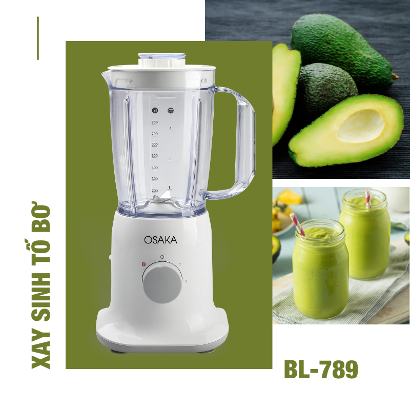 Máy Xay Sinh Tố Đa Năng Cao Cấp Osaka BL789 - Hàng Chính Hãng