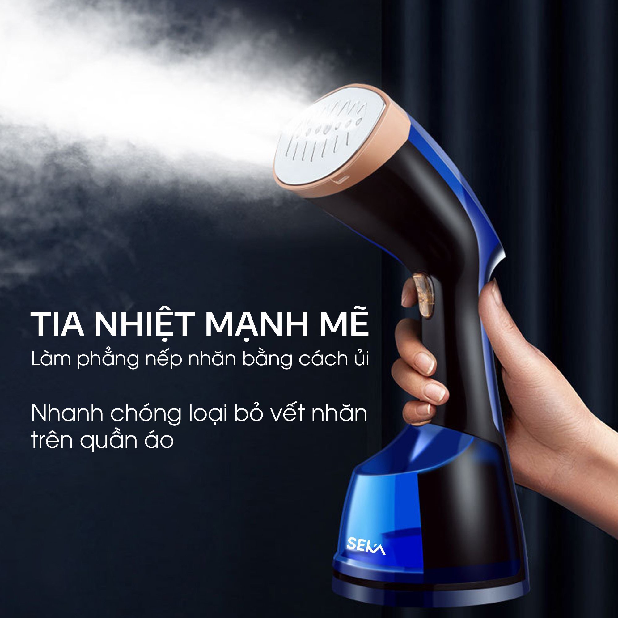 Bàn Ủi, Bàn Là Hơi Nước Cầm Tay SEKA SK546 Pro - Hàng Chính Hãng