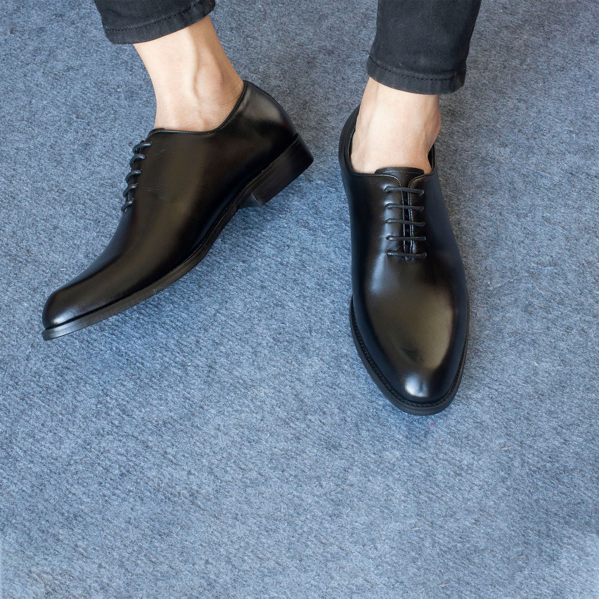 Hình ảnh Giày da nam, giày oxford công sở Bụi Leather G101 - Da bò Nappa cao cấp - Bảo hành 12 tháng