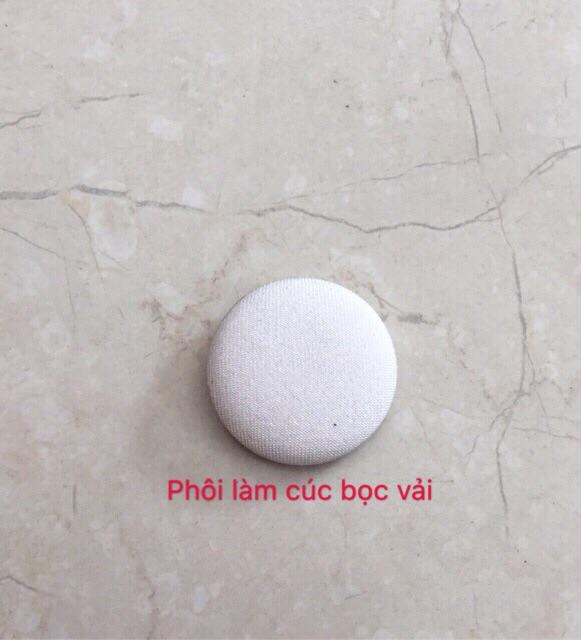 Phôi bọc cúc size từ 10mm đến 22mm 50 phôi/bịch