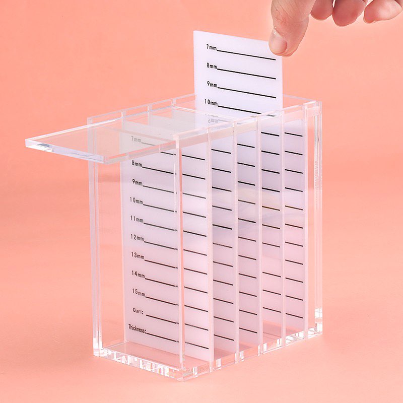 Hộp đựng lông mi giả, eyelash, 5 Lớp Acrylic Hộp Bảo Quản mi nối, glue eyelash