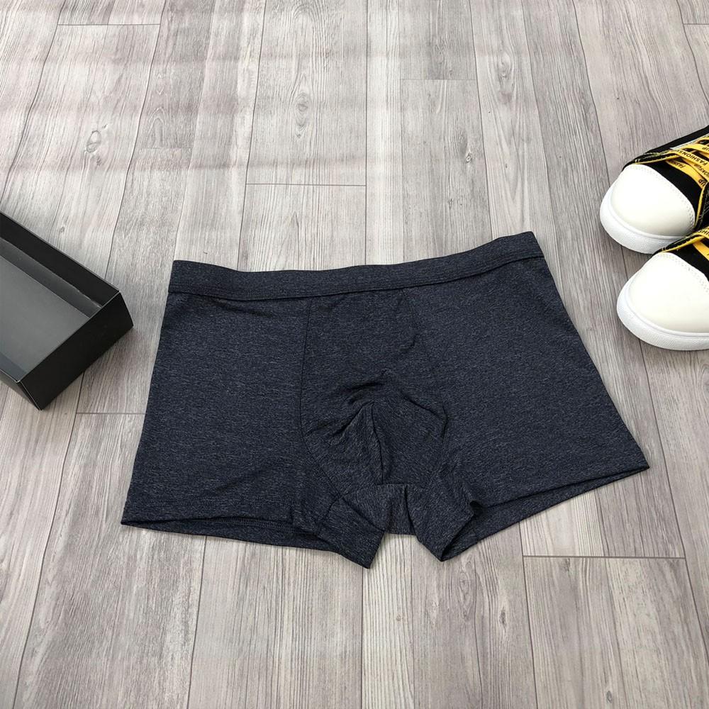 Hộp 4 Sịp Đùi Boxer nam Chất Đũi Cao Cấp Xuất nhật, Quần lót nam thông hơi