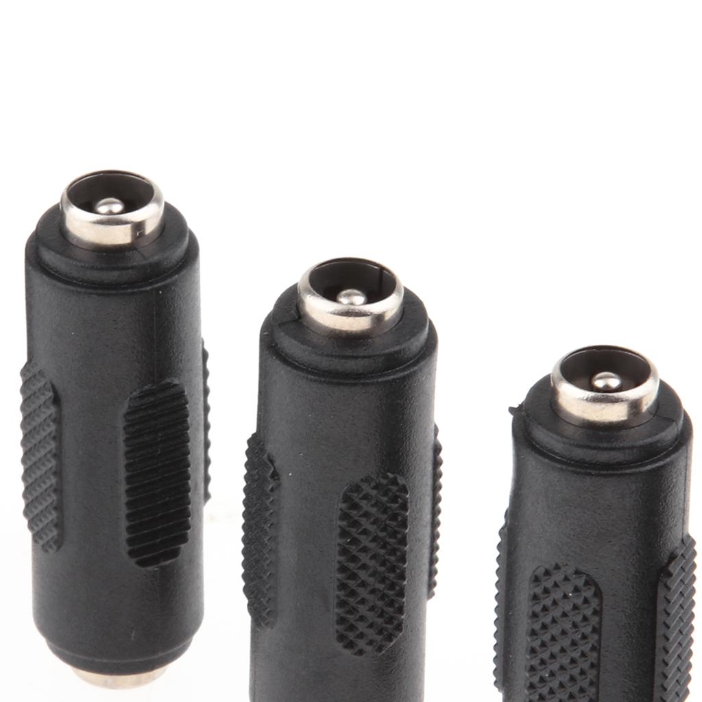 5 Pieces 5.5mm X 2.1mm Female for Female Power Supply DC Adapter