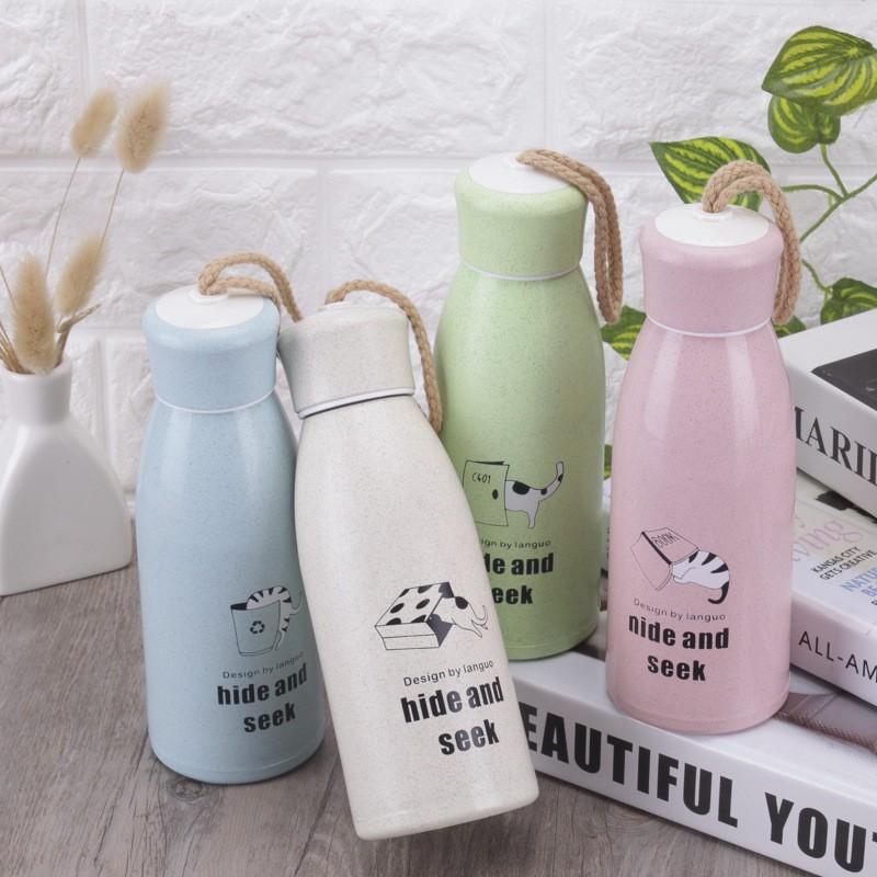 Bình đựng nước thủy tinh lúa mạch