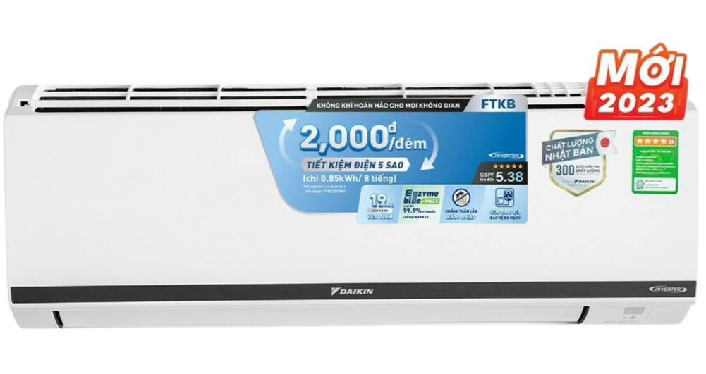 - Máy Lạnh Daikin Inverter FTKB50XVMV 2HP (18000BTU) - HÀNG CHÍNH HÃNG