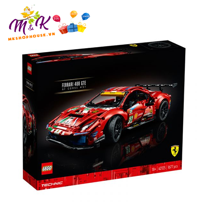 Đồ chơi LEGO Technic Siêu Xe Ferrari 488 GTE 42125