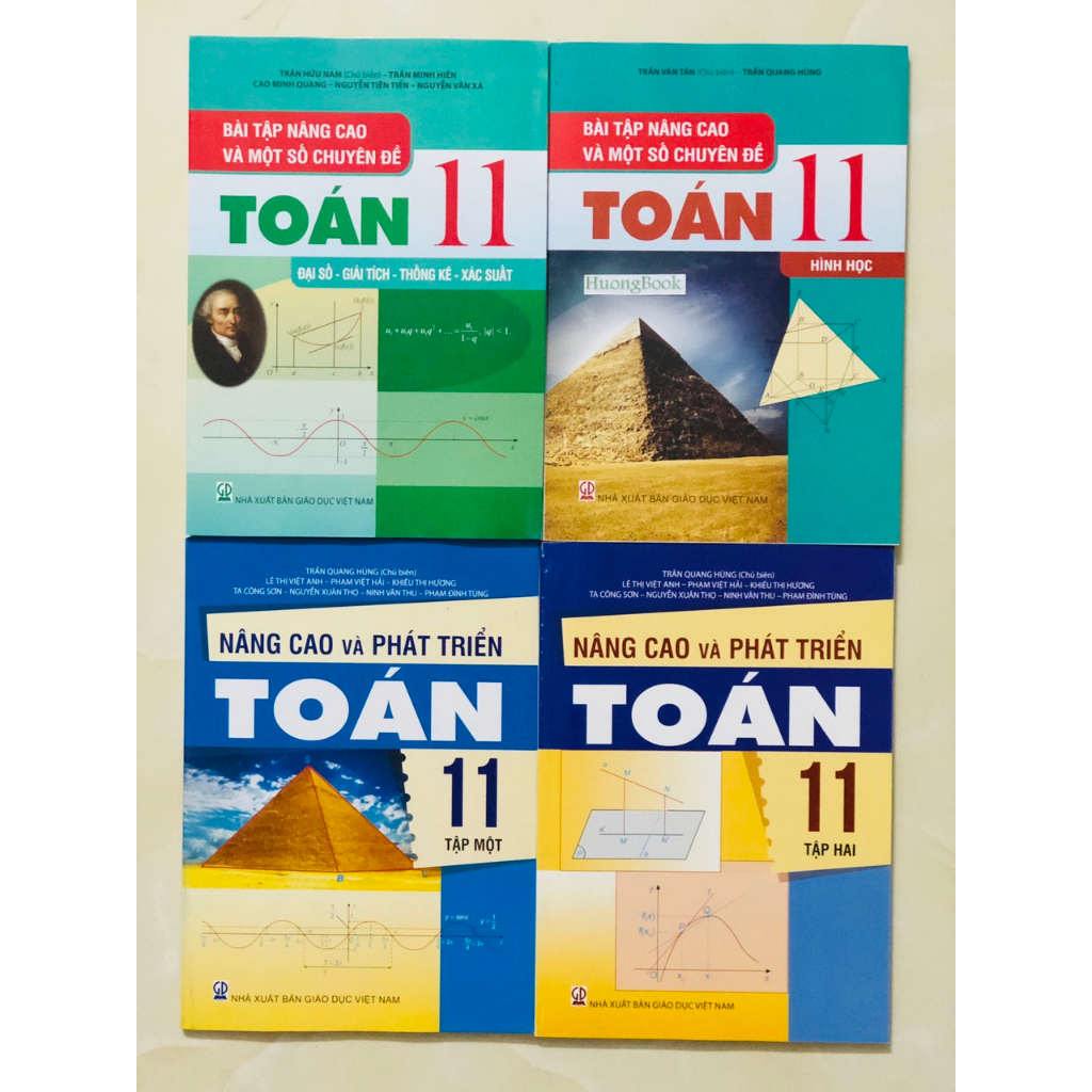 Sách - Combo Bài Tập Nâng Cao Và Một Số Chuyên Đề Toán 11 Đại Số - Giải Tích - Thông kê - Xắc suất + Hình Học