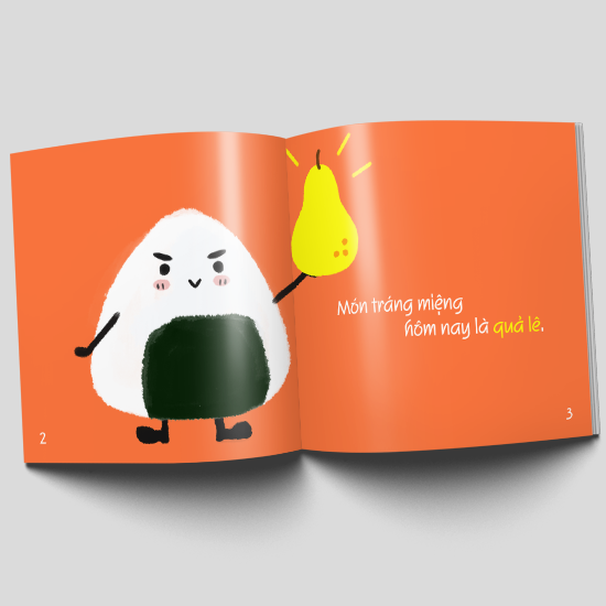 Ehon Chơi Cùng Giri Chú Bé Cơm Nắm - Quả Lê Là Nhà Của Tớ!