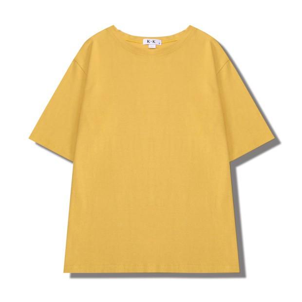 Áo thun tay lỡ trơn VÀNG phông Unisex nam nữ tee oversize form rộng pull Ulzzang Streetwear Hàn Quốc vải mềm