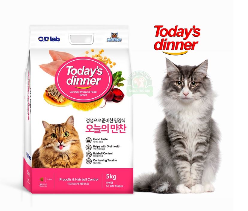 Hạt thức ăn cho mèo Today's dinner