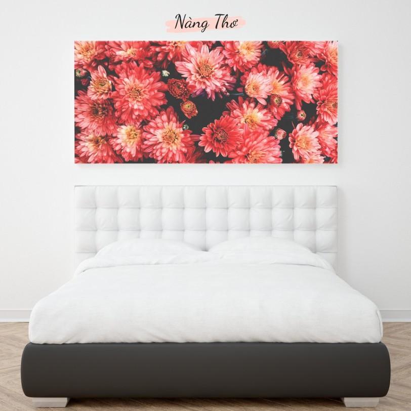 TRANH DECAL DÁN TƯỜNG_HOA CÚC_DECAL VIP