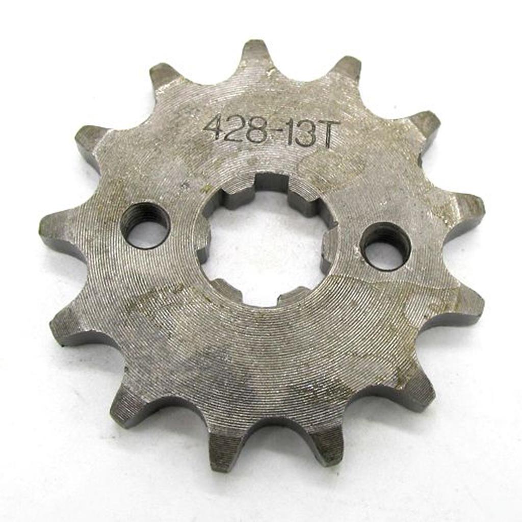 13T Teeth 17mm 428 Chain Front Sprocket Cog for Pit Quad Dirt Bike